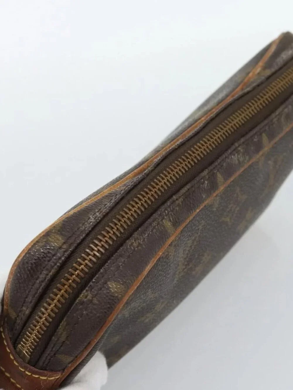 LOUIS VUITTON Monogram Marly Dragonne PM Clutch Bag M51827 LV Auth BA13571